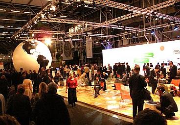 De klimaatbeurs in Kopenhagen
